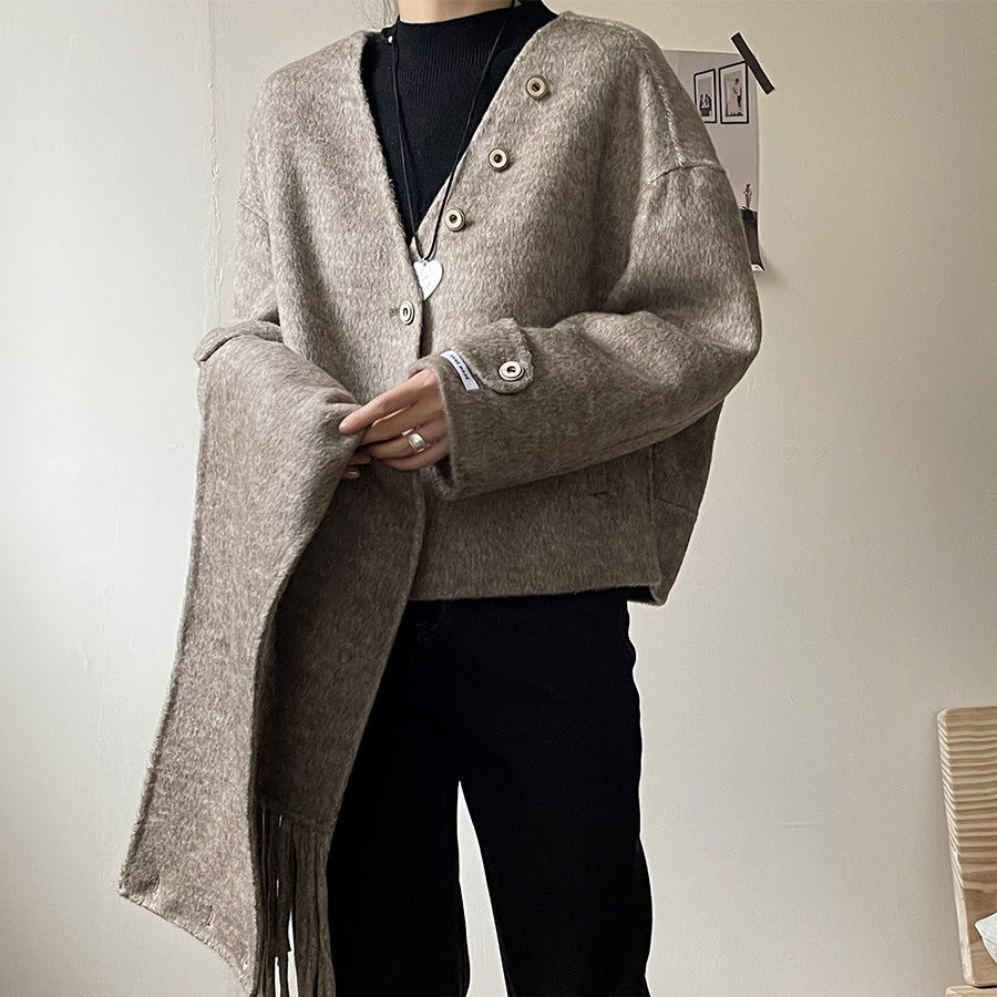 Manteau en Laine Doux et Élégant