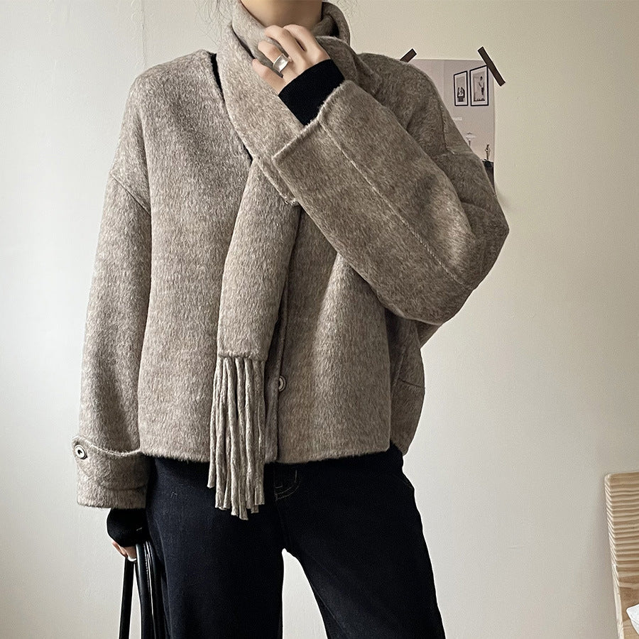 Manteau en Laine Doux et Élégant