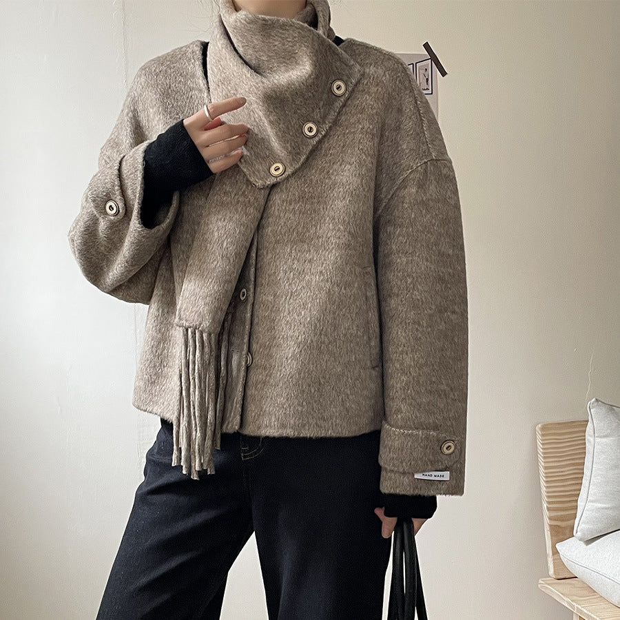 Manteau en Laine Doux et Élégant
